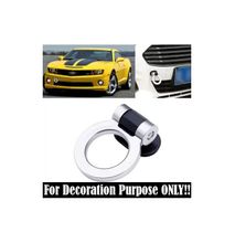 Car Decoration Fake Towing Hook Silver All Cars